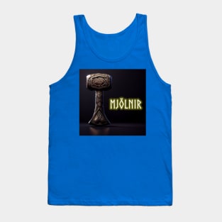 Mighty Mjolnir Thor Hammer Norse Tank Top